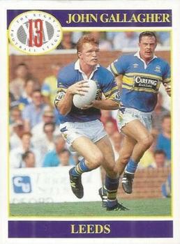 1991 Merlin Rugby League #55 John Gallagher Front